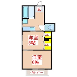 モリナマンションの物件間取画像